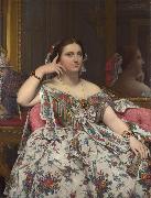 Jean Auguste Dominique Ingres Madame Moitessier Seated (mk09) Germany oil painting artist